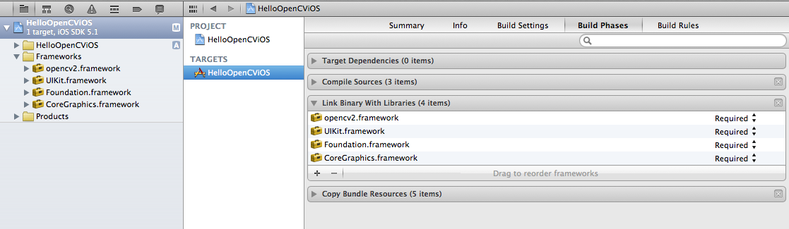OpenCV iOS in Xcode