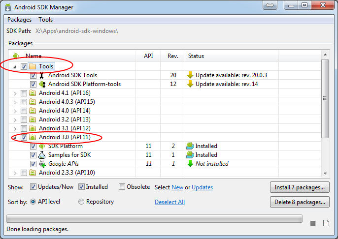  Android Sdk Manager -  6