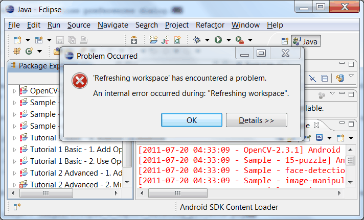 Confusing Eclipse screen with numerous errors