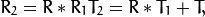 R_2=R*R_1
T_2=R*T_1 + T,