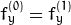 f^{(0)}_y=f^{(1)}_y