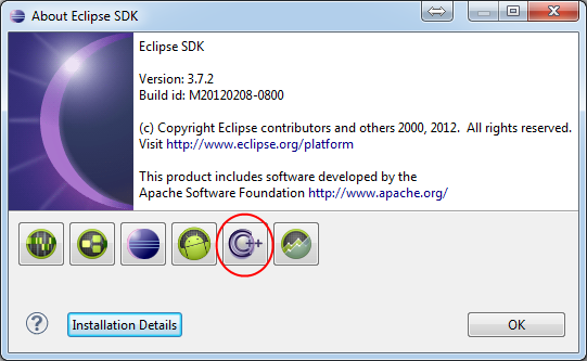 CDT in Eclipse About