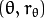 (\theta, r_{\theta})