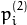 p^{(2)}_i