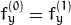 f^{(0)}_y=f^{(1)}_y