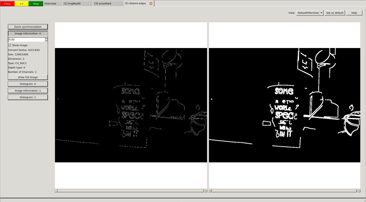 OpenCV: Interactive Visual Debugging of Computer Vision applications