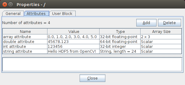 opencv string