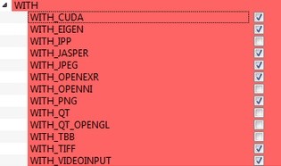 cmake install opencv